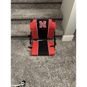 Nebraska Cornhuskers Stadium Seat NCAA Premium Foldable Pocket Red White
